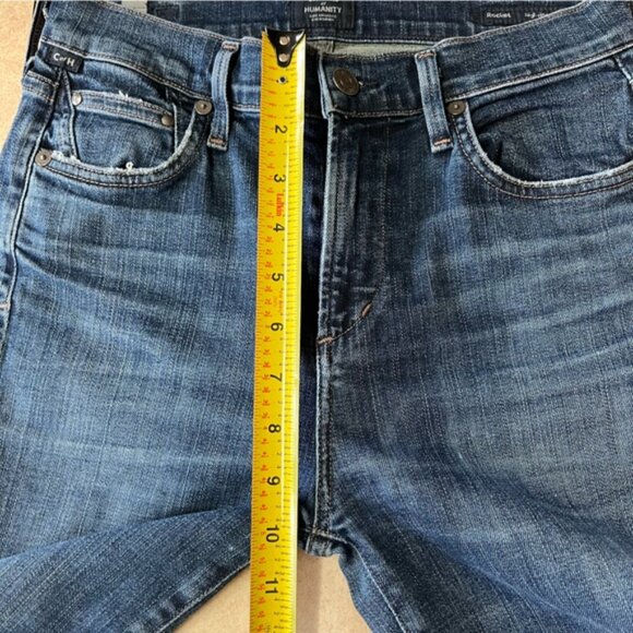 Citizens Of Humanity Rocket High Rise Dark Wash Skinny Denim Jeans - Picture 13 of 14
